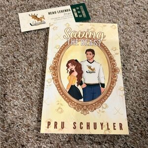 Saving The Beast Paperback Book Signed By The Author! Pru Schuyler